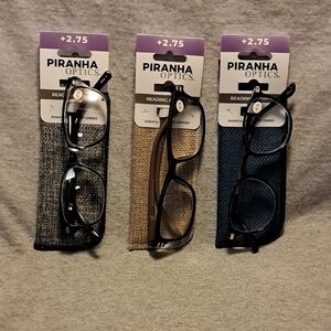 Piranha Optics Reading Glasses Set